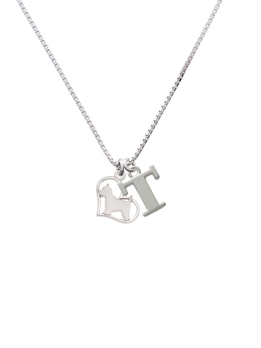 Westie Silhouette Heart Custom Engraved You are more Loved Heart Locket Necklace