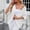 White, variant on Women's 2024 Spring/Summer New Solid Color Mid Sleeved Cardigan Knitted Cardigan Coat Air Conditioned Cardigan Cardigan Open Front plus Size Cardigan Ladies Summer Cardigans Long Vest Cardigans for