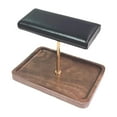 thumbnail image 3 of Soporte de Exhibición de Reloj Yuyangstore Cuero PU Base de Madera, 3 of 8