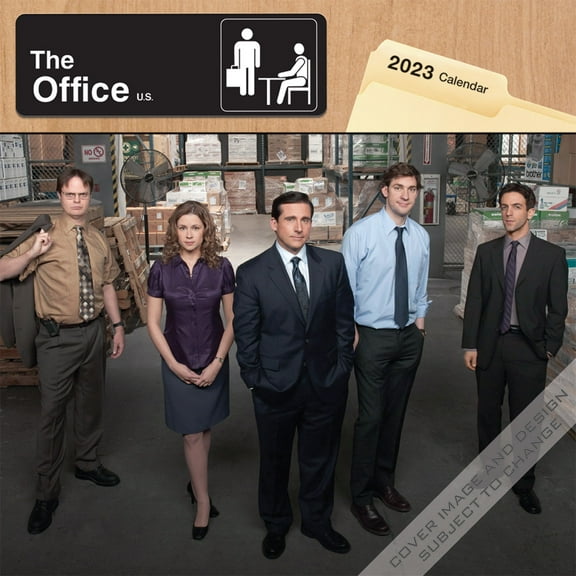 The Office 2023 Square Wall Calendar 12x12 by Browntrout P2