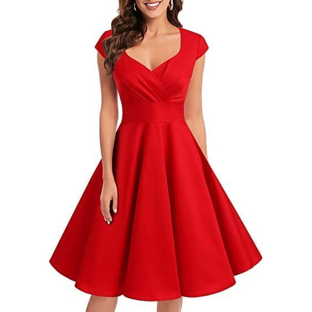 Vestidos cortos para mujer, estilo retro, clásico, para cóctel, fiesta, Xishao Ropa