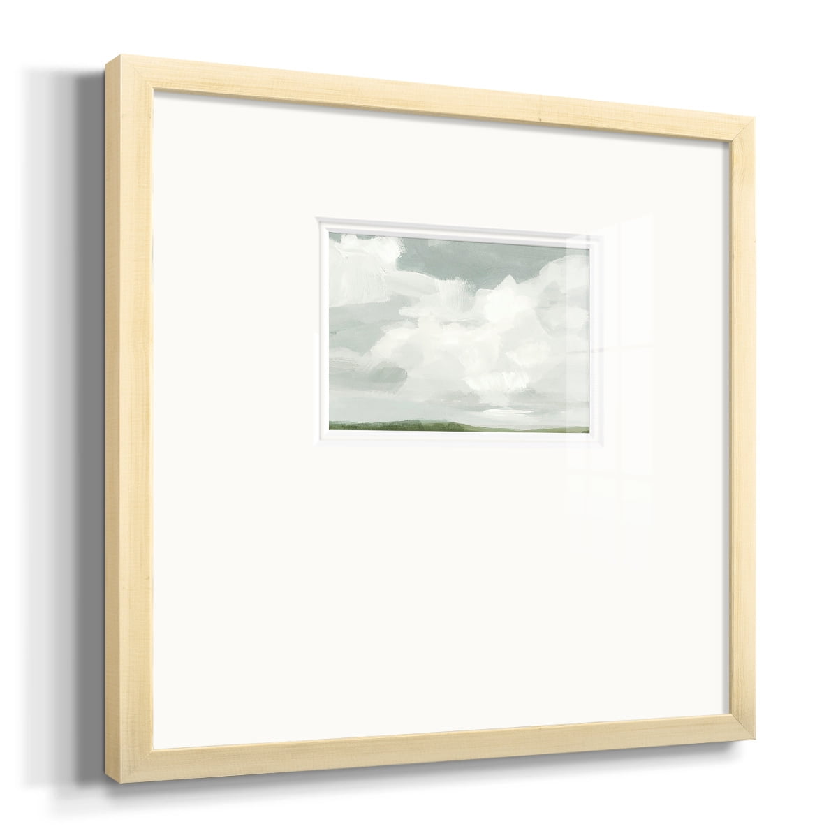 Gray Stone Sky IPremium Framed Print