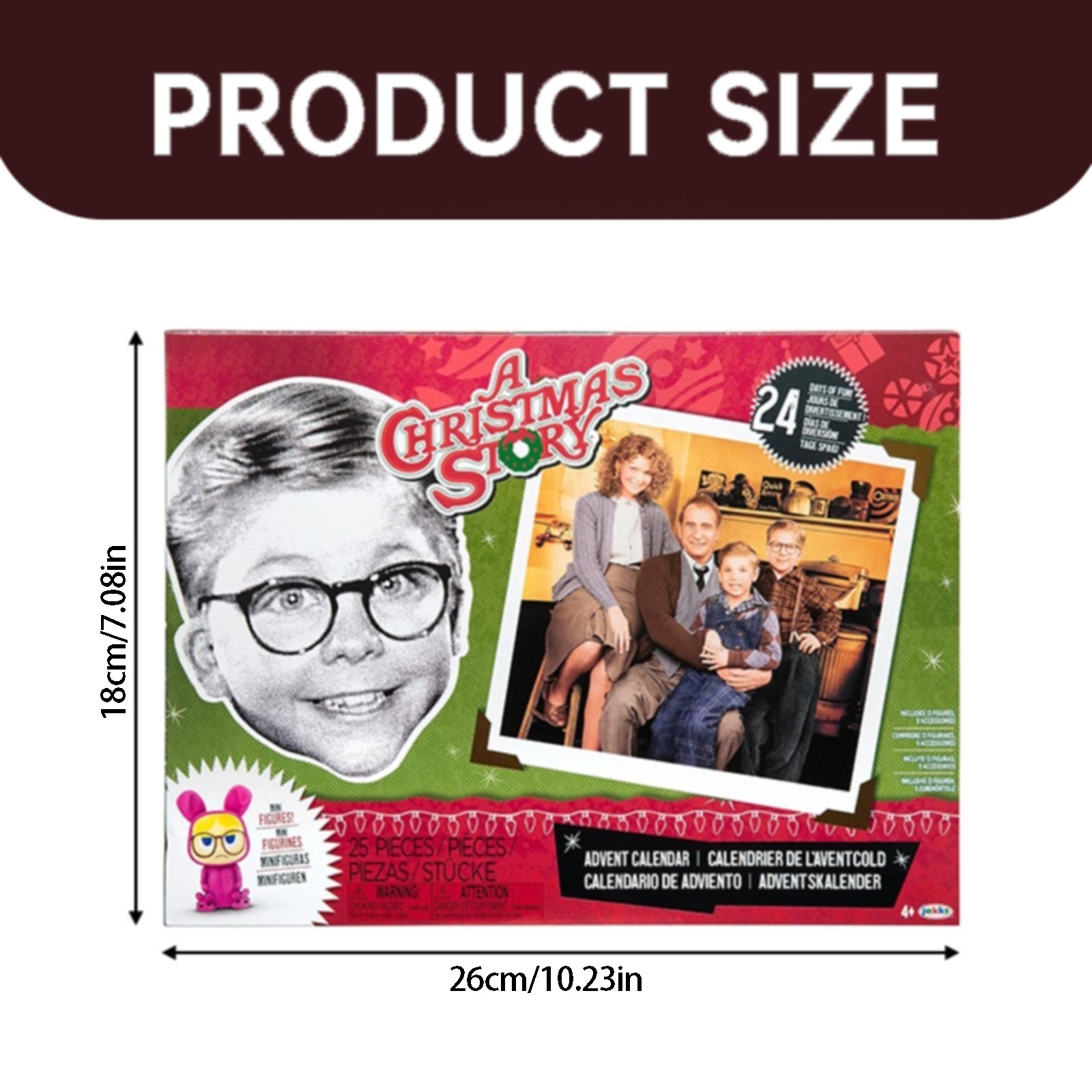 Christmas Story Advent Calendar 2024 Funny Collectible Surprises 24 