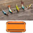 thumbnail image 4 of Greeniant Caja de aparejos de almacenamiento de pesca, accesorios de anzuelo de doble cara, contenedor de barco, cebo, señuelo, artículos de gran Pescar Medio Greeniant OD030143-02, 4 of 6