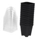thumbnail image 4 of 12 sets of Plant Nursery Pots with Humidity Dome Outdoor Plastic Gardening Pots, 4 of 4