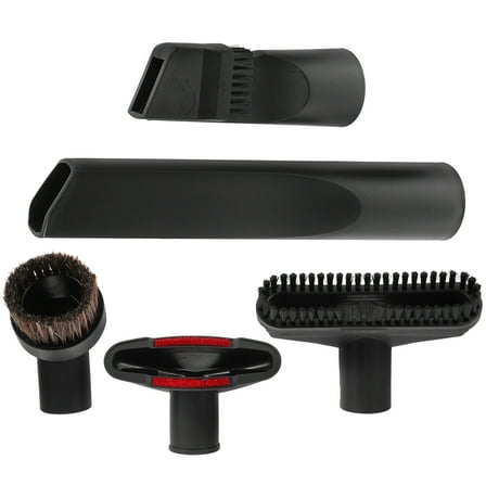 WHAMVOX  5 Pcs Replace Cleaner Nozzle Central Vacuum Attachments Black