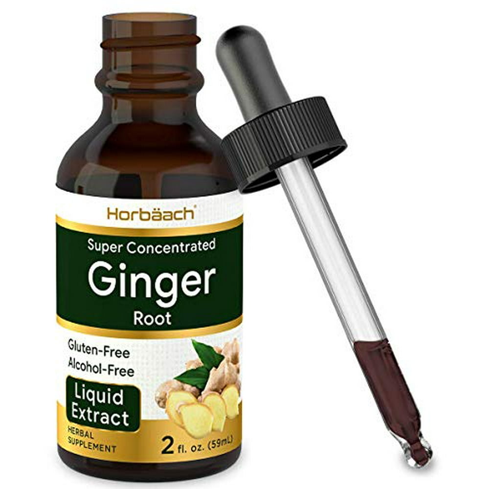 Ginger Root Extract 2 oz Alcohol Free Supplement Super