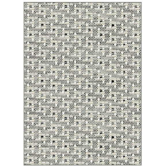 11' x 12' Virgin Gorda - Silver Summer Sensations Designer Indoor/Outdoor Rug Collection Superlative Home & Commercial Décor Accent Carpet. Balcony’s, Patios, Decks, Poolside and More!