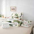 thumbnail image 5 of Manfei Green Cactus Plant Bedding Comforter Set 7pcs, Princess Hat Queen Bedding Sets, 5 of 7