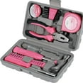 thumbnail image 1 of CUITING Ensemble d'Outils à Main pour la Maison Kit d'Outils de Réparation Rose pour Femmes avec Étui Acier Rose 3.19 lbs 37 Pcs, 1 of 8