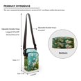 thumbnail image 6 of HELLHERO Sunflower Pattern Crossbody Sling Bag for Adults Polyester Shoulder Purse with Leakproof, 6 of 7