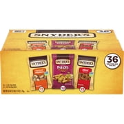 Snyder's of Hanover, Variety Pack Pretzels, Individual Packs, 3 Flavors, 36 Ct