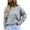 Gray, variant on Viikei Cardigan Sweaters for Women Plus Size Women's Casual Round Neck Long Sleeved Knitted Pullover Round Neck Sweater