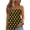 Dark Gray, variant on Women’S Flowy Tube Tops Strapless Smocked Tube Top with Sunflower Floral Print Casual Sleeveless Blouse for Summer Beach Holiday Bronze XL