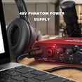 thumbnail image 3 of Interfaz de audio USB BOMGE SOLO con alimentación fantasma XLR/48 V, 192 kHz, 3 of 9