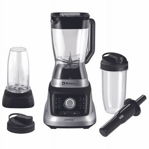 Licuadora Koblenz LKM-9610 PRO 1400 W Premium 2 Vasos Negra