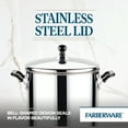 thumbnail image 5 of Farberware Classic Series 11 Quart Stainless Steel Stockpot with Lid, Induction Compatible, Metal Utensil and Dishwasher Safe, Stainless Steel, 5 of 10