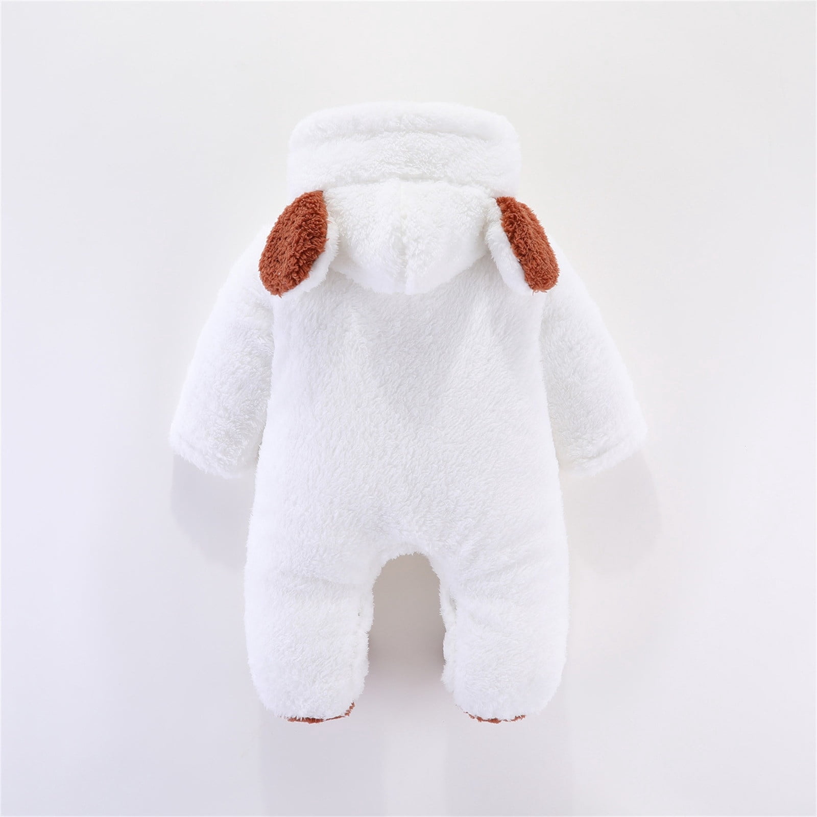 XFHLMJFF Girls Kids Casual Jumpsuit Loose Rompers Cute Strap Summer Toddler Long Sleeve Patchwork Bear Ears Hooded Outfit Coat Leisure Indoor Onesie