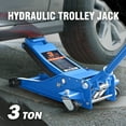 thumbnail image 3 of DNA MOTORING TOOLS-00475 Low Profile Hydraulic Trolley Service/Floor Jack, 3 Ton (6000 lbs) Capacity, Lifting Range 3"-20", Blue, 3 of 7