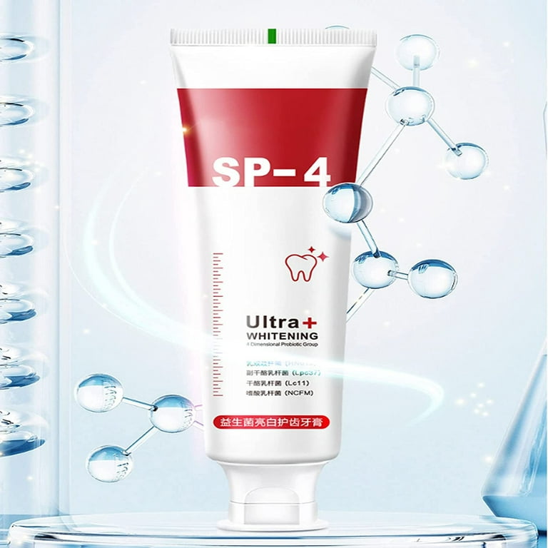 SP-4 Probiotic Stain Removaland Whitening Toothpaste - Ultra+ Whitenin –  SOPAMI