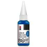 Razzle Dazzle Jacquard Gentian Marabu Alcohol Ink- Fast Drying For Resin, Polymer Clay, Stone, Leather, Highly Saturated, Extremely Vibrant And Versatile, Acid-Free, Dye-Based, And Transparent Ink