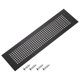 thumbnail image 1 of Cubierta de ventilación de puerta Uxcell 19.7 x 3.1" con tornillo negra, 1 of 7
