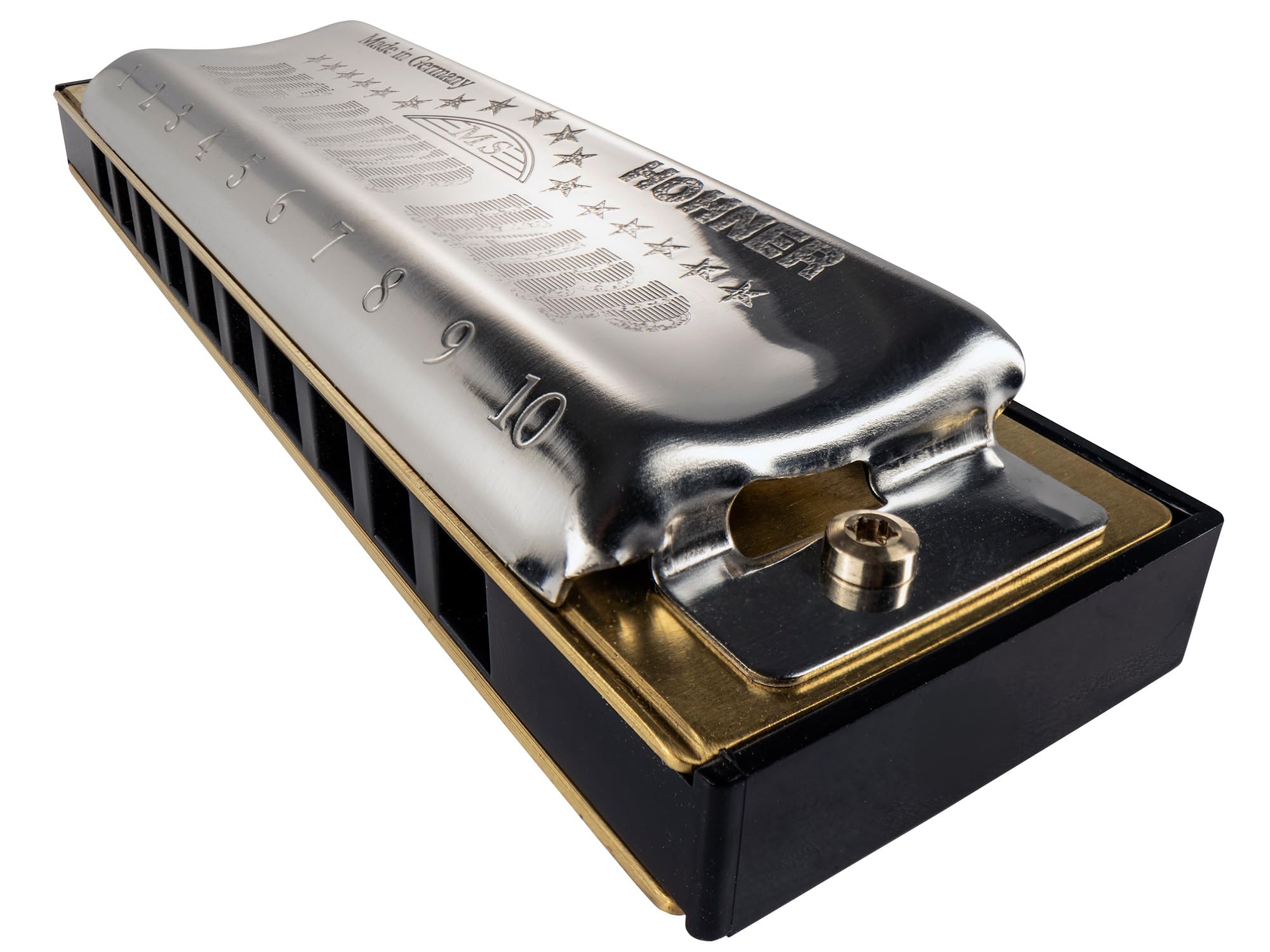 Hohner Big River Harmonica - Key of C w/ Instructional Manual