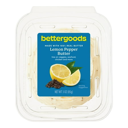 bettergoods Lemon Pepper Butter, 3 oz Tub