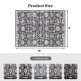 thumbnail image 5 of CHITOOMA 8'x10' Area Rugs for Living Room, Machine Washable Rugs Vintage Area Rug for Bedroom Dining Room Dorm Office with Non-Slip Backing, Stain Resistant Non-Shed Carpet, 5 of 10