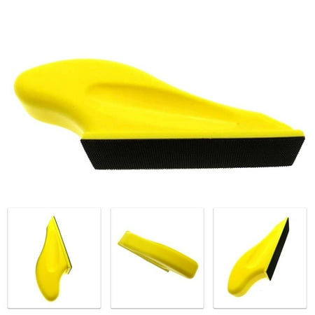 

27×90mm Hand Sanding Pad PU Foam Pad Hook & Loop Polishing Pad Abrasive Tool