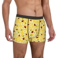 thumbnail image 5 of Men's Boxer Briefs, Chamomile And Ladybug Soft Comfy Mens Underwear Boxer Briefs Breathable With Widen Waist, 5 of 7