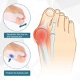 thumbnail image 4 of 3 Pairs Gel Toe Protectors Bunion Corrector Toe Separators (3 Pairs Big Toes), 4 of 6