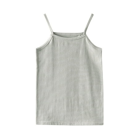 

2DXuixsh Junior Long Sleeve Tops Toddler Kids Girls Dance Tank Top Racerback Crop Tank Top Soild Sleeveless Sports Dance Top Ballet Gymnastics Dancewear Girl Sequin Top Grey Size 110