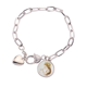 thumbnail image 1 of Pulsera de cadena de corazón Chica bonita mariposa pintura China joyería encanto moda Unbranded 7,5 pulgadas, 1 of 3