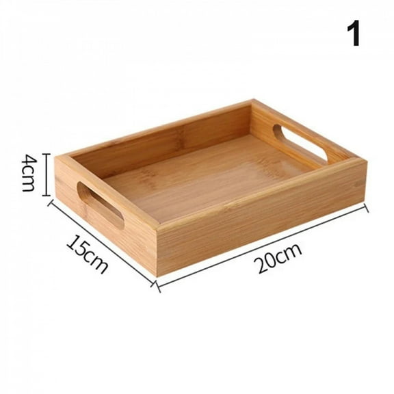 Bamboo Wooden Rectangular Tea Solid Wood Tray trays serving tray Kung Fu Cup Tray Wooden Hotel Dinner Plate