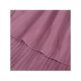 thumbnail image 7 of Girls Dress Brick Red Halter Princess Lace Pleated Wedding Pageant 10 Years, 7 of 7