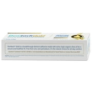 Denttach Gold Ultra Secure Denture Adhesive, Petroleum Free Olive Oil Based Premium Dental Adhesive for Dentures, Zinc Free 2.4 Ounce