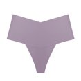 thumbnail image 5 of Yuwull Womens Sexy Ice Silk No Show Underwear Comfortable Seamless Low Waist Underwear Hollowed Out Panties Briefs, 5 of 6