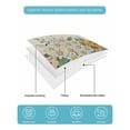 thumbnail image 5 of Quilts Queen Size, French Country Daisies Flower, Soft Comforter Bedding Set for Bed, Farmhouse Rustic Sunflowers Plaid Plants Lightweight Quilted Bedspread with Pillow Cover(2 Pieces), 90x96 Inch, 5 of 6