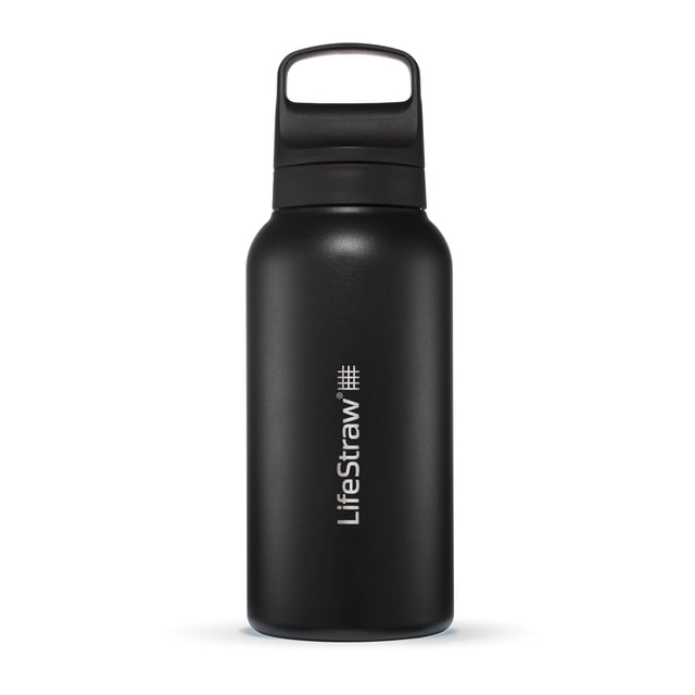 Botella de filtro de agua LifeStraw Go Series 1L de acero inoxidable