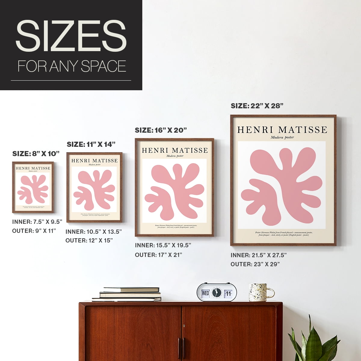 Matisse LXXII Framed Print - Solid Wood