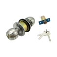 thumbnail image 3 of Abbracc Home Entrance Accessories Entry Ball Door Knob Brushed Home Internal Locking, 3 of 7