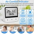 thumbnail image 4 of Smart WiFi Thermometer Hygrometer Wireless Temperature Humidity Monitor with APP Notification Alerts Accurate Indoor Temperature and Humidity Sensor for Home Greenhouse Pets, 4 of 9