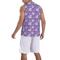 thumbnail image 2 of Sikiie Owl And Flowers Basketball Jersey Reversible Men's Mesh Athletic Sports Shirts Training Practice S-4XLLarge, 2 of 6