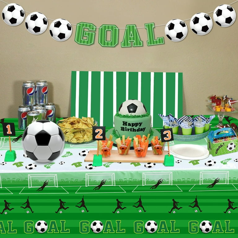 4 Piece Candyland Tablecloth Set - Lollipop Birthday Party Decor 51.2x86.6 Inch