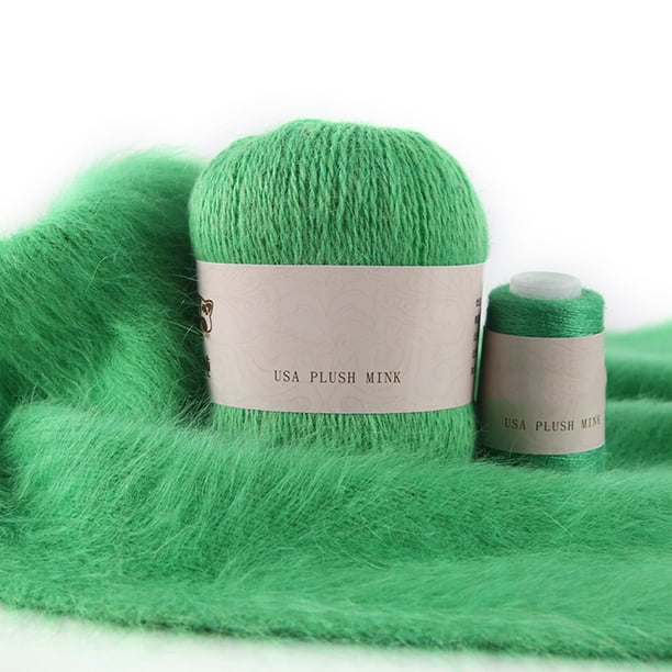 Bewildely Juego de bolas de hilo de 50g y 20g, bufandas, Kit de hilo de ganchillo para tejer, suéter para bebé, suministros para tejer, accesorio de Artesanía fruta verde NO29 Bewildely HA010946-30
