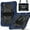 Navyblue+Black, variant on ELEHOLD Rugged Hybrid Case For iPad Pro 11 2024, with Built-in Kickstand 360° Rotating Handstrap Pencil Holder Crossbody Shoulder Strap Shockproof Heavy Duty Case, Navyblue+Black