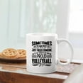 thumbnail image 2 of Proud Volleyball Wife White Travel Coffee Cup, Volleyball Ceramic Mugs, Novelty Volleyball Teacup Gift Ideas For Friends, Funny Volleyball Coffee Mug 11 Oz., 2 of 7