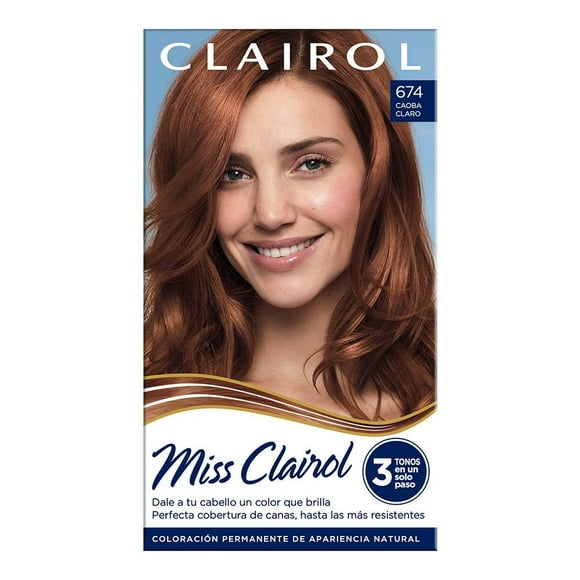 Tinte para cabello Miss Clairol 674 caoba claro