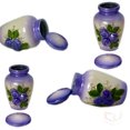 thumbnail image 3 of Set of 4 PCS – Beautiful 3D Flower Keepsake Cremation Urn for Human Ashes Small Funeral Urn Handcrafted Affordable Urn for Ashes, 3 of 6